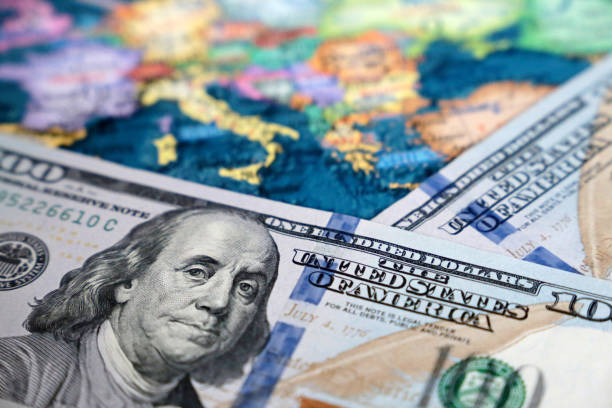 istock US dollars on the map of Europe 1198282237