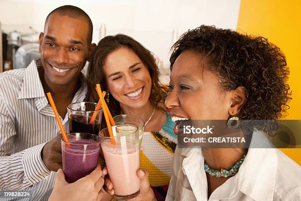 Foto de Dois Casais Gastronomia e mais fotos de stock de 20 Anos - 20 Anos, Adulto, Afro-americano