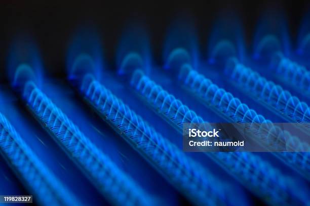 Gas Fiamma - Fotografie stock e altre immagini di Attrezzatura - Attrezzatura, Blu, Bruciare