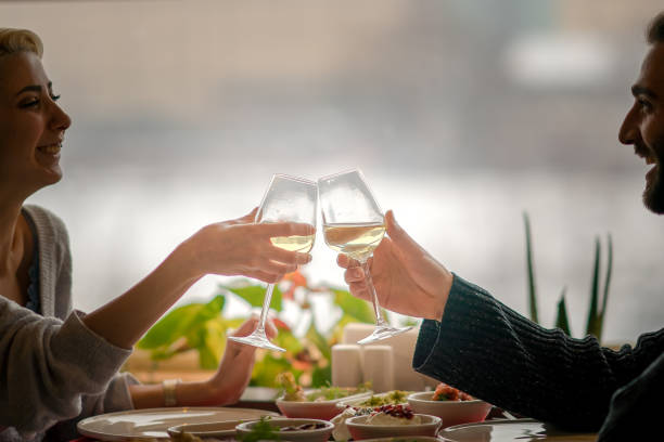 istock Couple Dating and Celebrating 1198290620