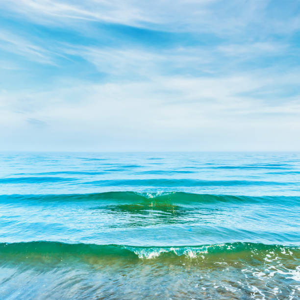 istock Blue sea water with waves 1198292905