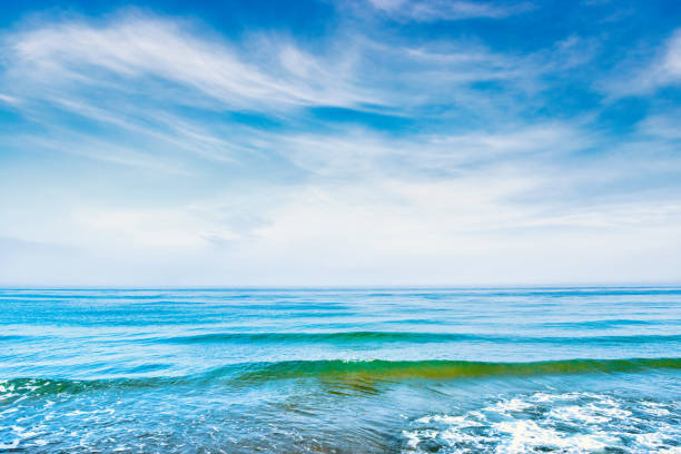 istock Blue sea water with waves 1198293073