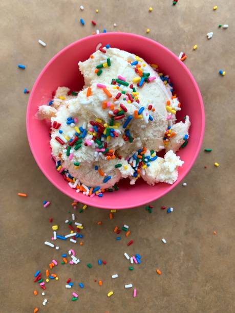 istock Vanilla Ice Cream with Sprinkles 1198296791