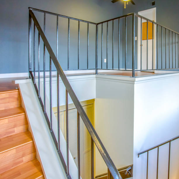 istock Square Wood floors in cozy loft indoors 1198299856
