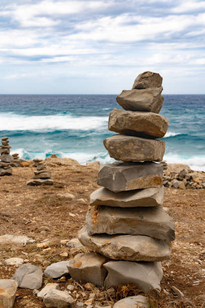 istock Tower of stones at coast 1198300959