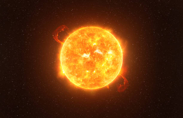 betelgeuse gwiazda przed gwiaździste niebo artystycznej wizji, elementy tego obrazu dostarczone przez nasa - copy space zdjęcia i obrazy z banku zdjęć