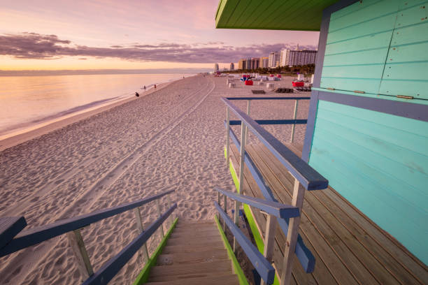 istock Lifeguard booth in Miami Beach 1198306968