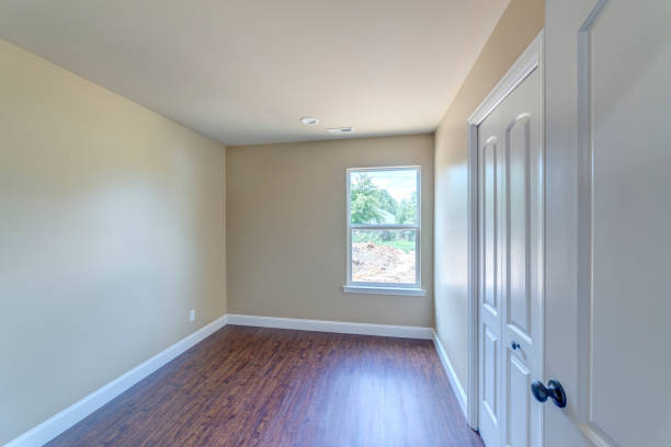 istock Bedroom of Small Home Under Construction 1198307347
