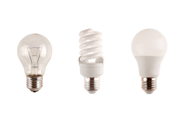 istock generations of light bulbs from incandescent and halogen bulbs to led bulbs 1198308652