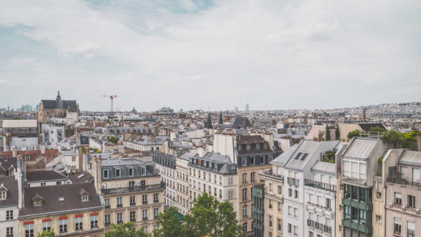 istock Panoramic view of central Paris, France 1198314328