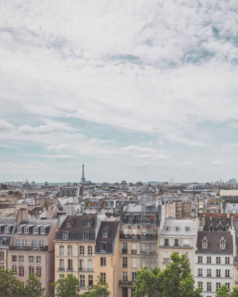 istock Panoramic view of central Paris, France 1198314343