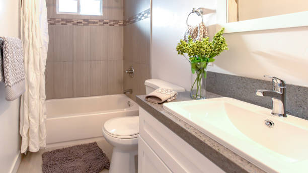 istock Panorama frame California Tub clean inside nice interior 1198319754