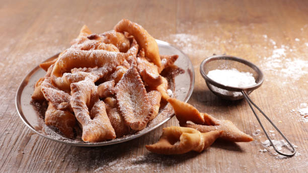 istock traditional french bugne- donut with sugar 1198327618