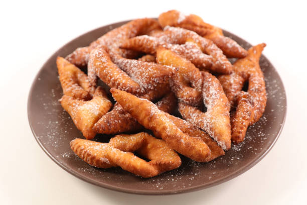 istock french traditional bugne and sugar- donut carnival 1198327656