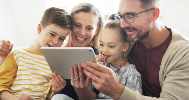 istock Technology keeps the whole family entertained 1198328206