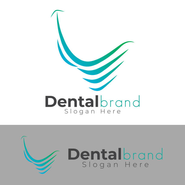 Dental logo dentist dental logo icon vector template dentist logos stock illustrations