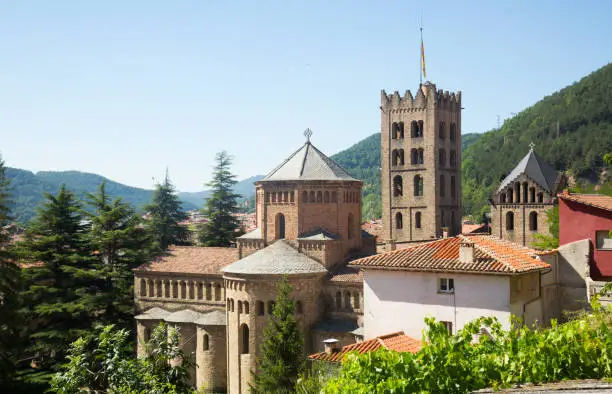 Photo of Monastery of Santa Maria in town of Ripoll, Spain