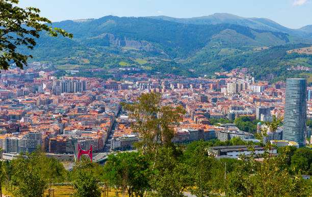 istock Panoramic view of Bilbao cityscape 1198328459