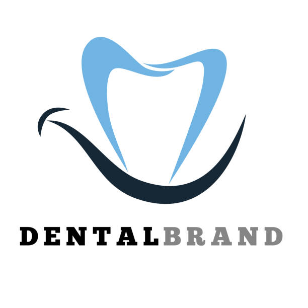 Dental logo dentist dental logo icon vector template dentist logos stock illustrations