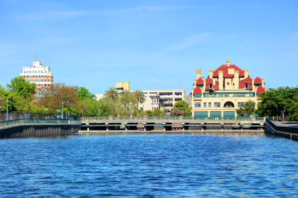 Stockton, California Waterfront Stockton is the county seat of San Joaquin County in the Central Valley of the U.S. state of California. stockton california stock pictures, royalty-free photos & images