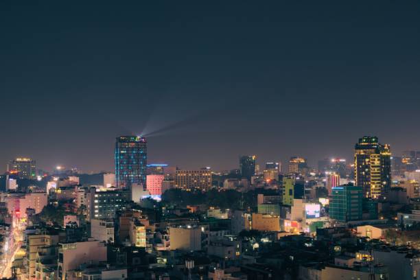 istock Skyline of Saigon (Ho Chi Minh City) at night. 1198341438