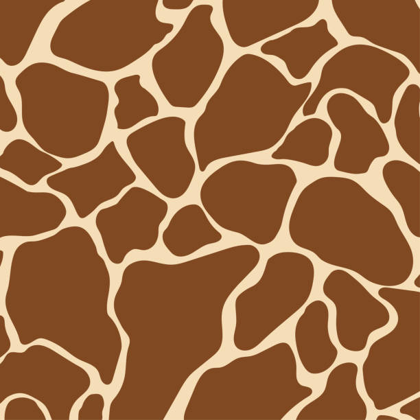 ilustrações de stock, clip art, desenhos animados e ícones de giraffe texture pattern seamless illustration background - giraffe print