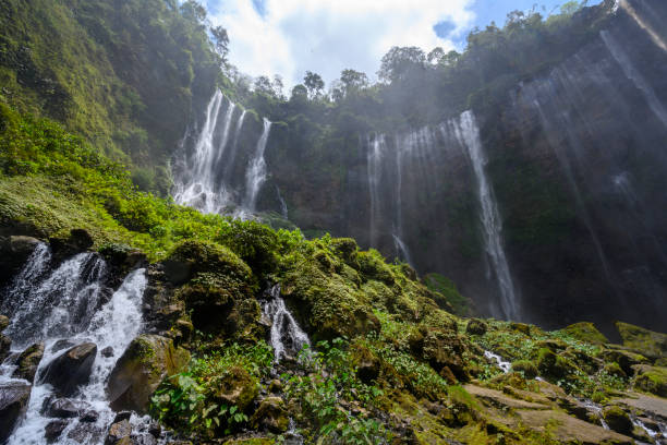 istock Inside the canyon of the Tumpak Sewu waterfall on Java Indonesia 1198348238