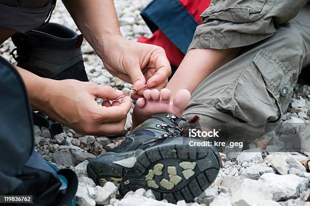 Band Aid Stock Photo - Download Image Now - Blister, Shoe, Wound