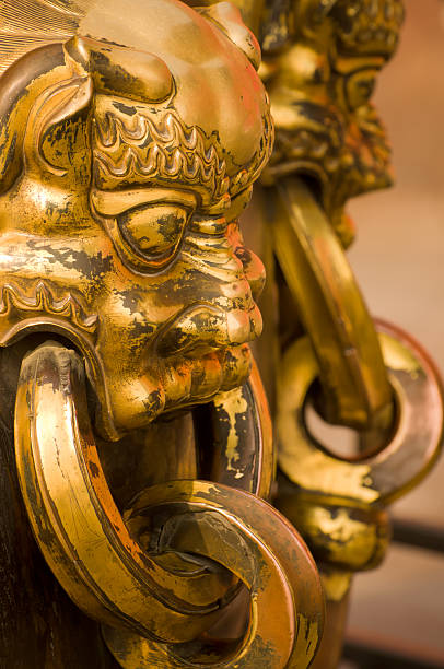 istock Imperial Lion at Forbidden City in Beijing 119837525
