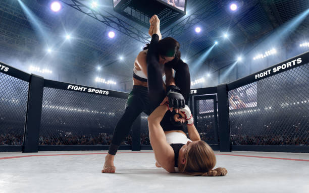 istock MMA girl. 1198379686