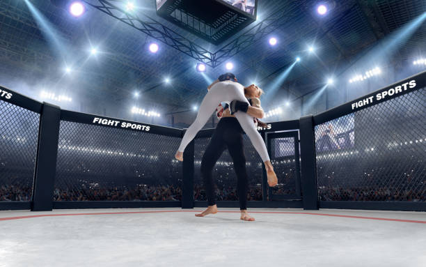 istock MMA girl. 1198379690