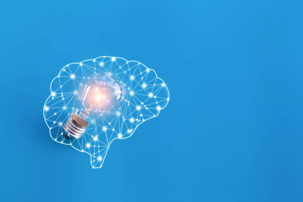 istock Brain and lamp,great idea and innovation concept. 1198382234