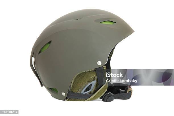 Green Skihelm Stockfoto und mehr Bilder von Snowboard - Snowboard, Grün, Schutz