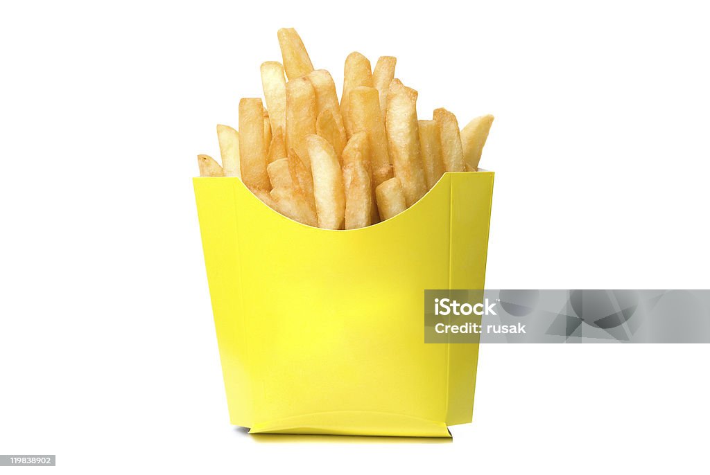 Pommes de terre frites - Photo de Boîte libre de droits