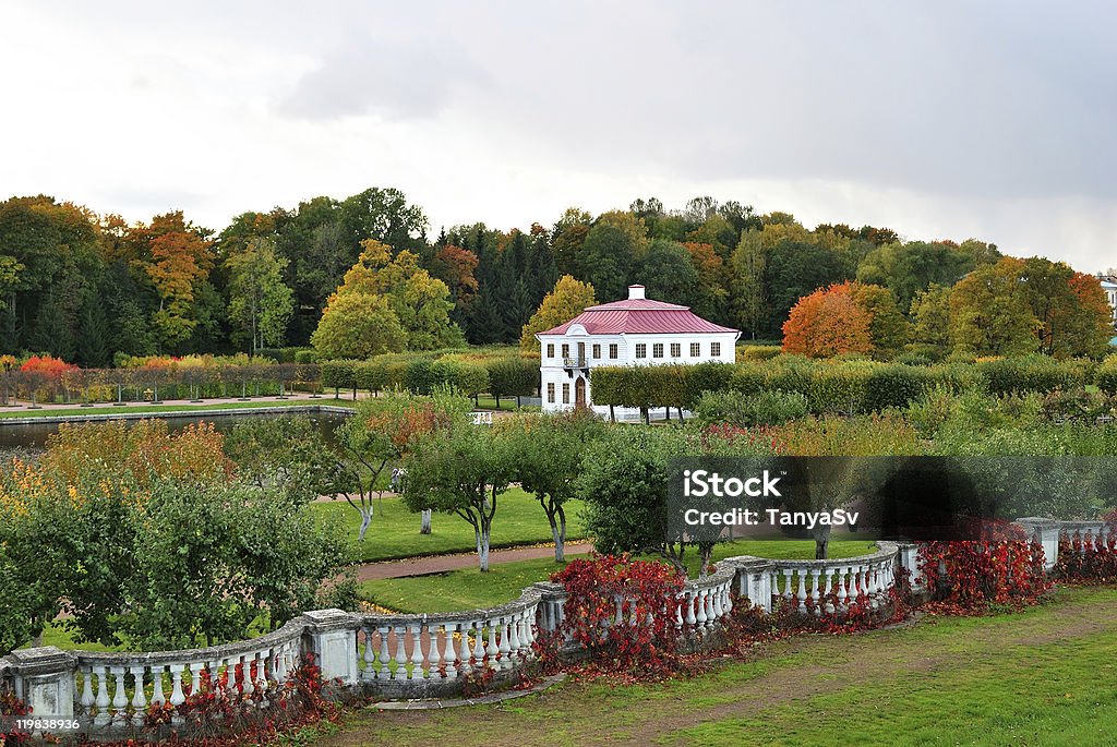 Peterhof. Venus Garden  Autumn Stock Photo
