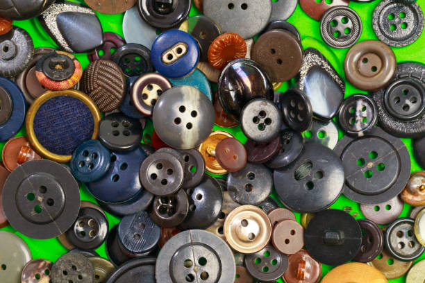 istock collection of various colored buttons on colored background - Image 1198392241
