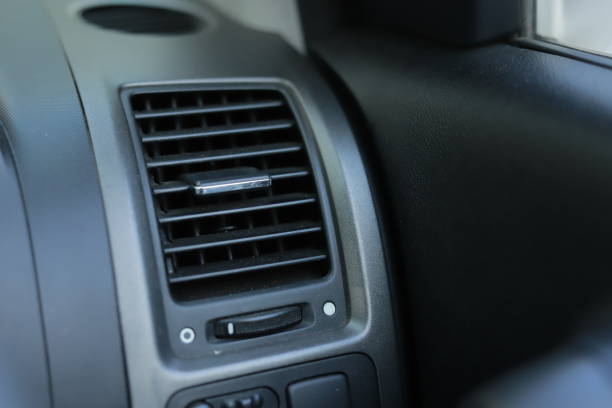 istock Air flow pane of a car Air conditioning system. 1198393368