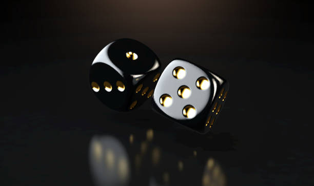 istock Black Casino Dice 1198393757