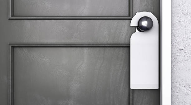 istock Hotel Room Door Sign 1198393826