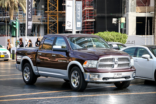 Windsor, Ontario, Canada - August 18, 2023:  The Ouellette Car Cruise is an annual event in the city.  Classic, exotic and muscle cars congregate downtown and then cruise along the main city corridors.