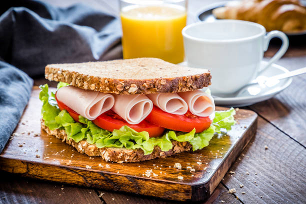 istock Ham, tomatoes and lettuce sandwich 1198407224