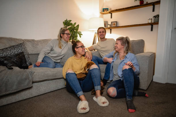 istock Movie Night with Friends! 1198409337