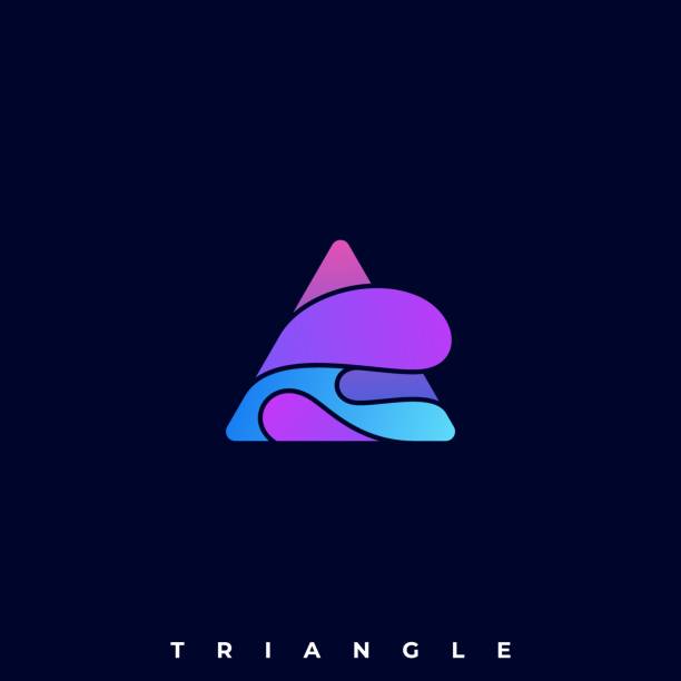 szablon wektora abstrakcyjnego trójkąta - recycling symbol audio stock illustrations