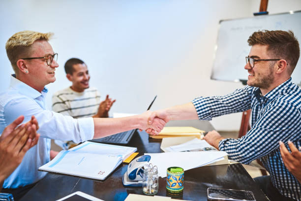 istock It's been an absolute pleasure working with you 1198415030