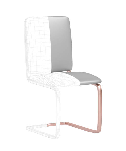 istock 3D model of modern chair 1198424855