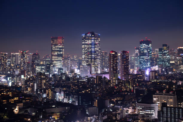 istock Beautiful night view in Tokyo 1198428286