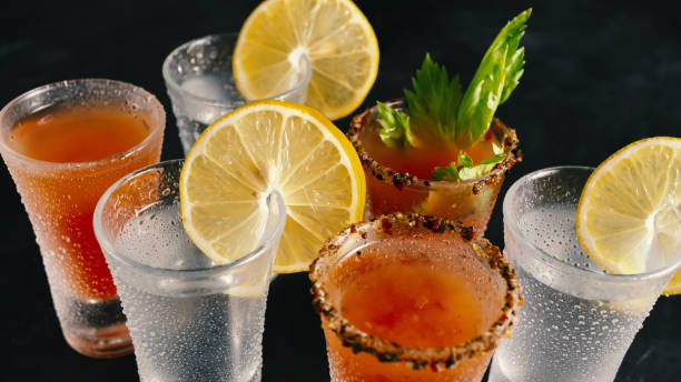 istock Various alcoholic cocktails in a nightclub. 1198428537
