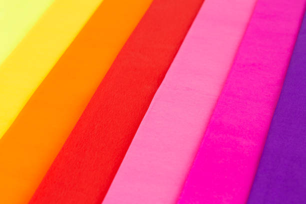 istock Colorful crepe papers texture 1198431402
