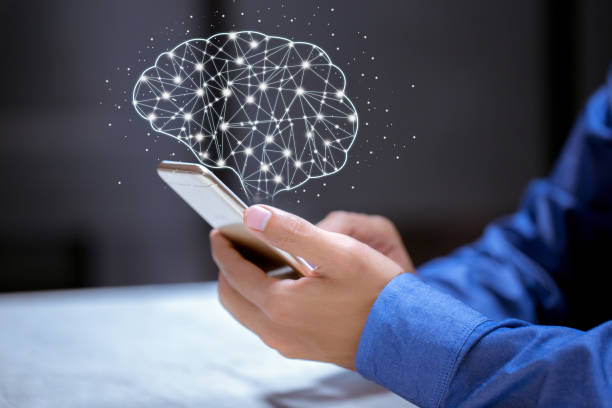istock Business using smartphone,with brain icon,creativity and innovative are keys to success,new ideas and innovation concept. 1198441288