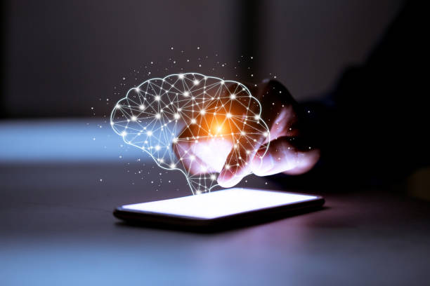 istock Business using smartphone,with brain icon,creativity and innovative are keys to success,new ideas and innovation concept. 1198441446